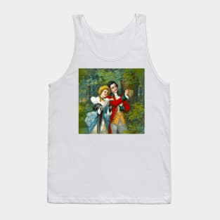 Valentine couple record their love on a tree Tank Top